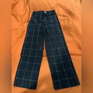 Madewell wide leg cropped pants